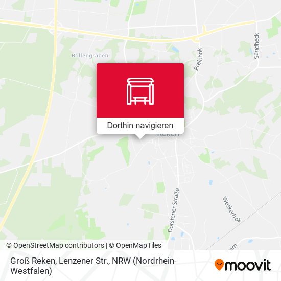 Groß Reken, Lenzener Str. Karte