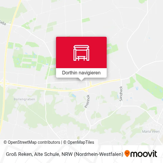 Groß Reken, Alte Schule Karte