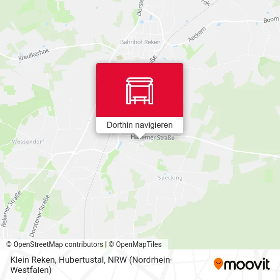 Klein Reken, Hubertustal Karte