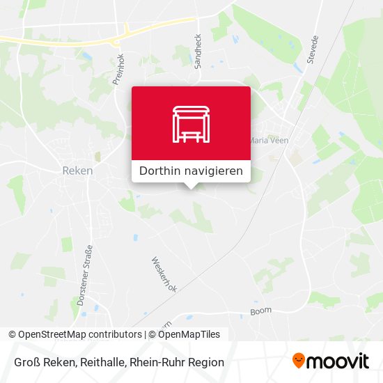 Groß Reken, Reithalle Karte