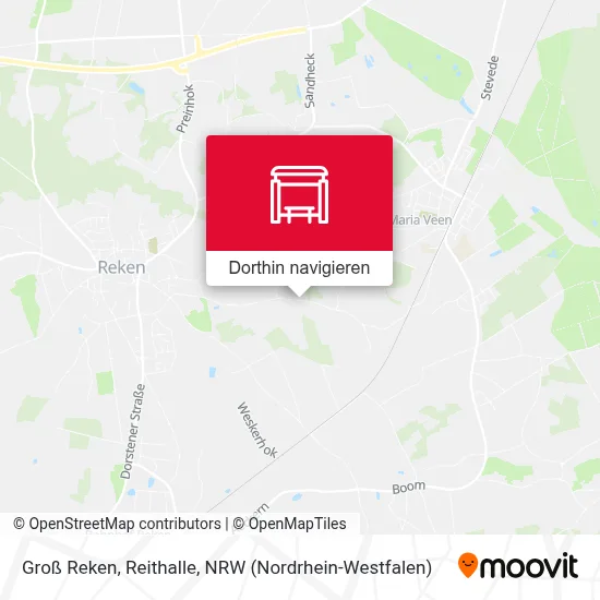 Groß Reken, Reithalle Karte