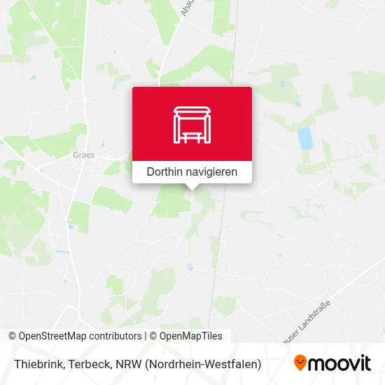 Thiebrink, Terbeck Karte