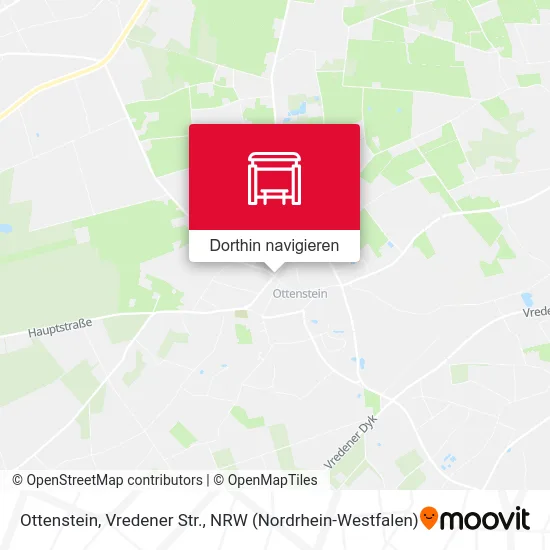 Ottenstein, Vredener Str. Karte