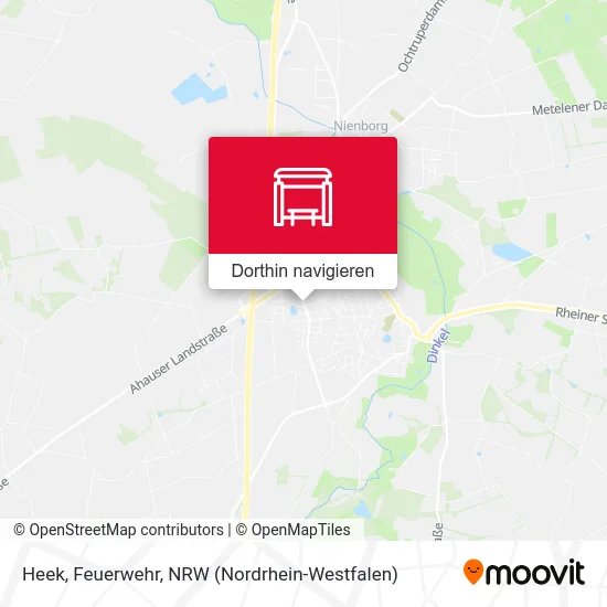 Heek, Feuerwehr Karte