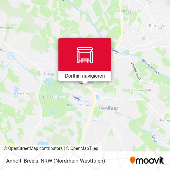 Anholt, Breels Karte