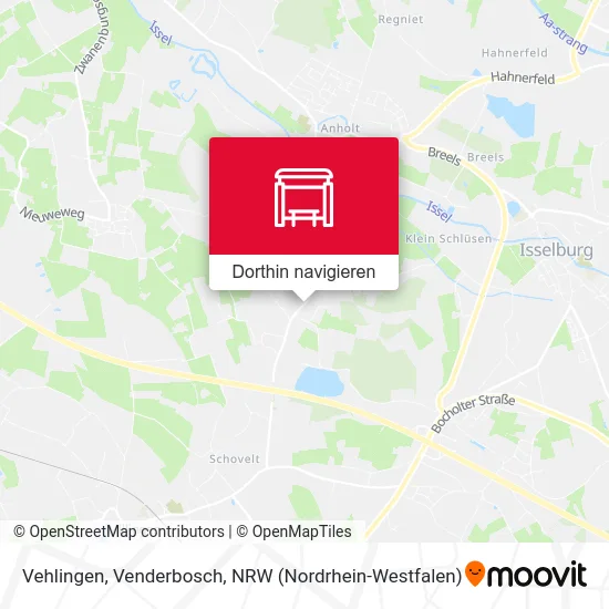 Vehlingen, Venderbosch Karte