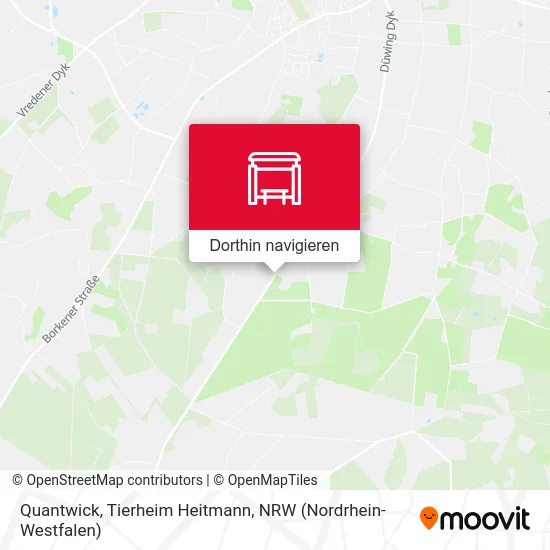 Quantwick, Tierheim Heitmann Karte