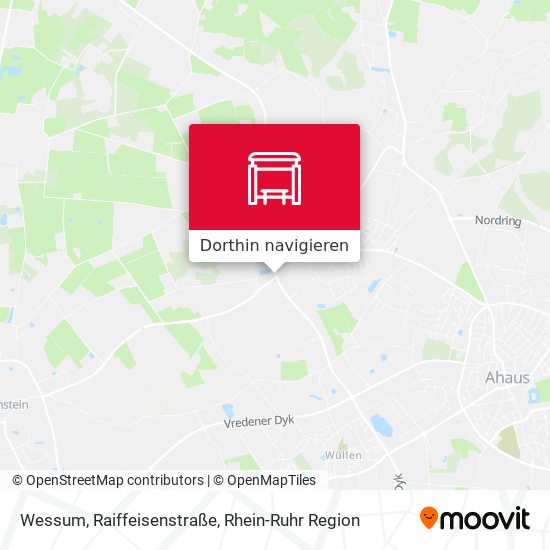 Wessum, Raiffeisenstraße Karte