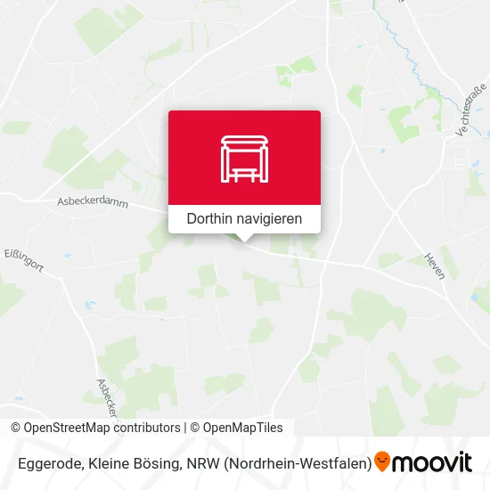Eggerode, Kleine Bösing Karte