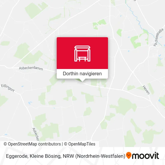 Eggerode, Kleine Bösing Karte