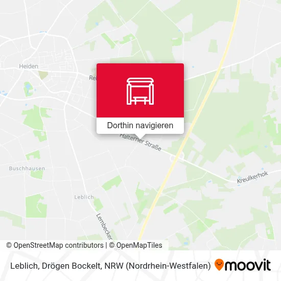 Leblich, Drögen Bockelt Karte
