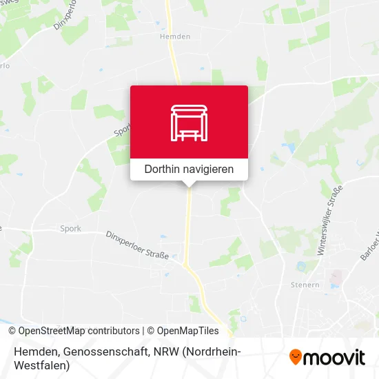 Hemden, Genossenschaft Karte