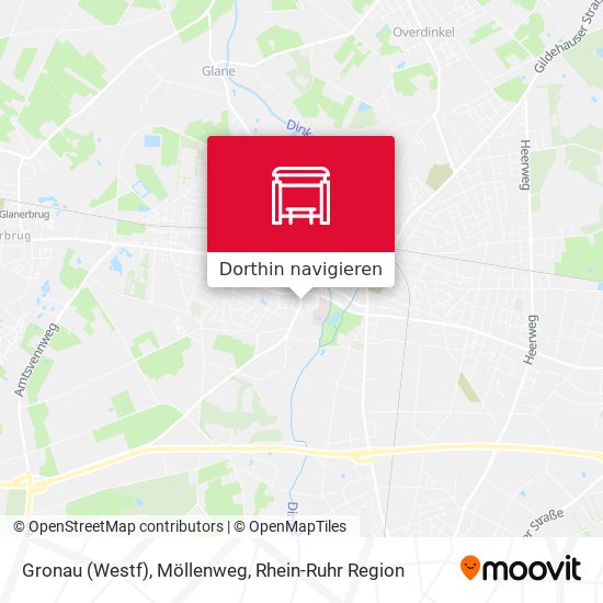 Gronau (Westf), Möllenweg Karte