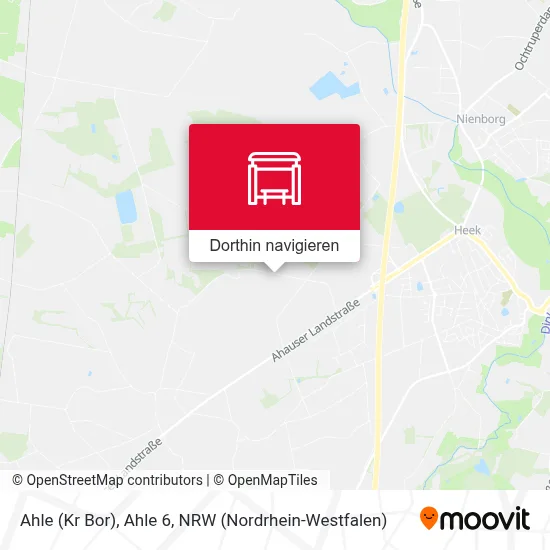 Ahle (Kr Bor), Ahle 6 Karte