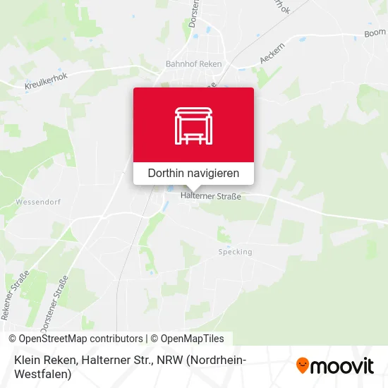 Klein Reken, Halterner Str. Karte