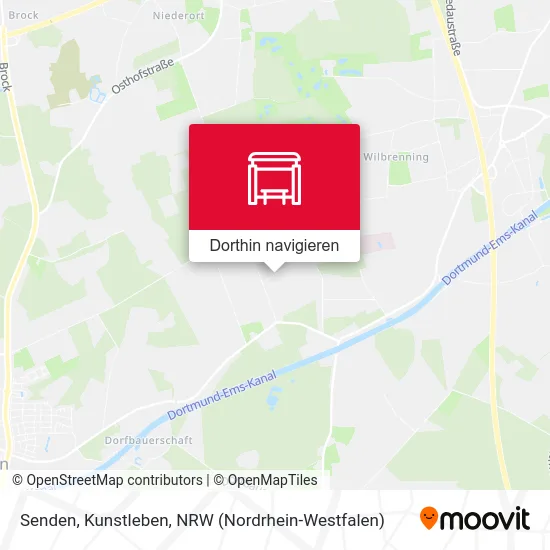 Senden, Kunstleben Karte