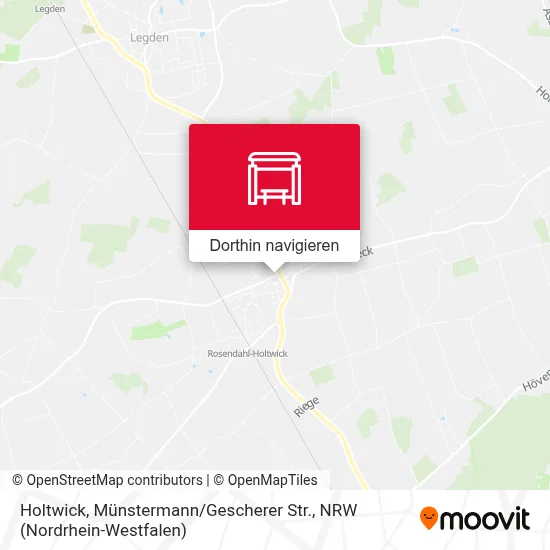 Holtwick, Münstermann / Gescherer Str. Karte