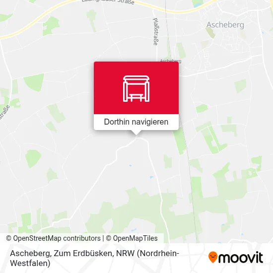 Ascheberg, Zum Erdbüsken Karte