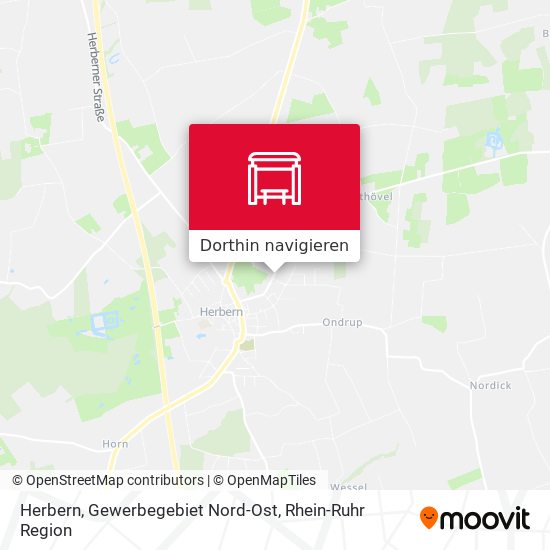 Herbern, Gewerbegebiet Nord-Ost Karte