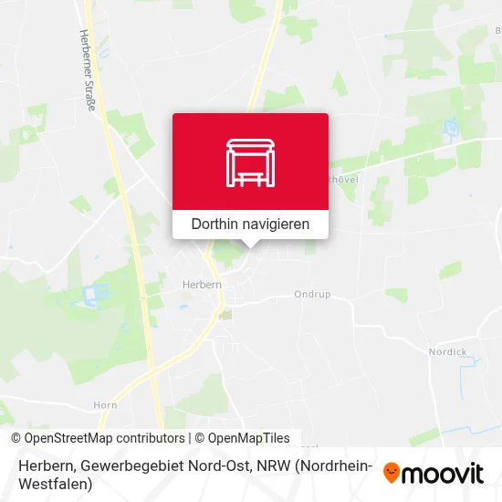 Herbern, Gewerbegebiet Nord-Ost Karte