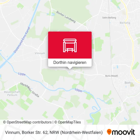 Vinnum, Borker Str. 62 Karte