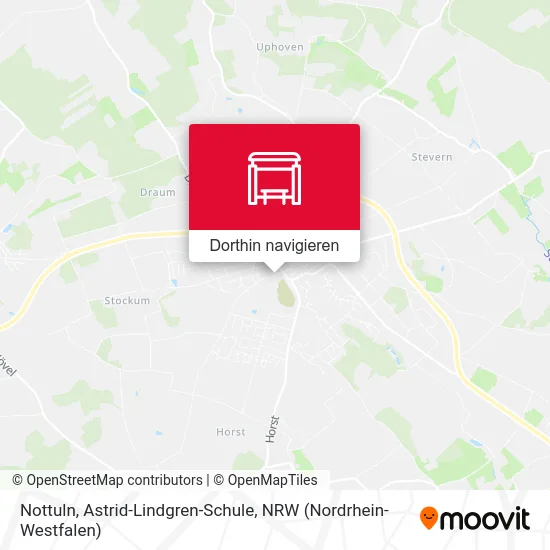 Nottuln, Astrid-Lindgren-Schule Karte