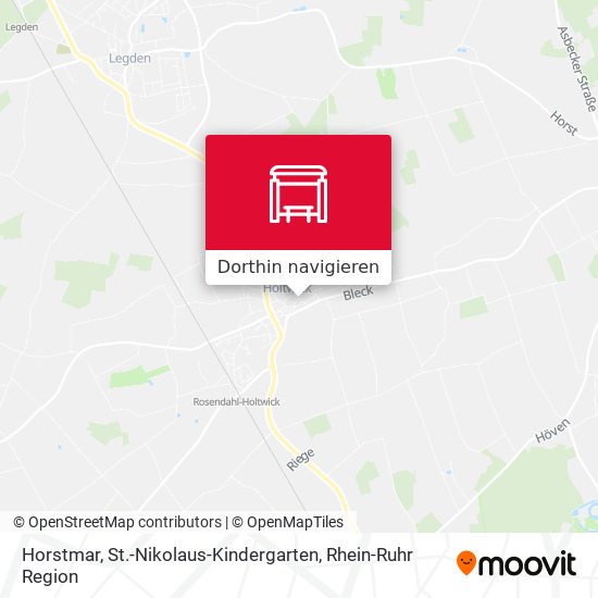 Horstmar, St.-Nikolaus-Kindergarten Karte