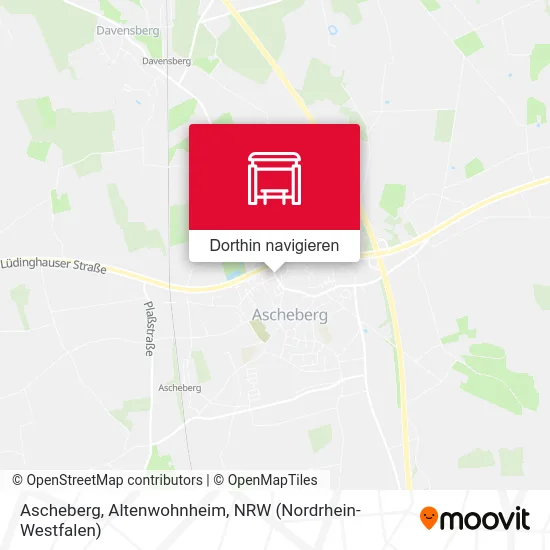 Ascheberg, Altenwohnheim Karte