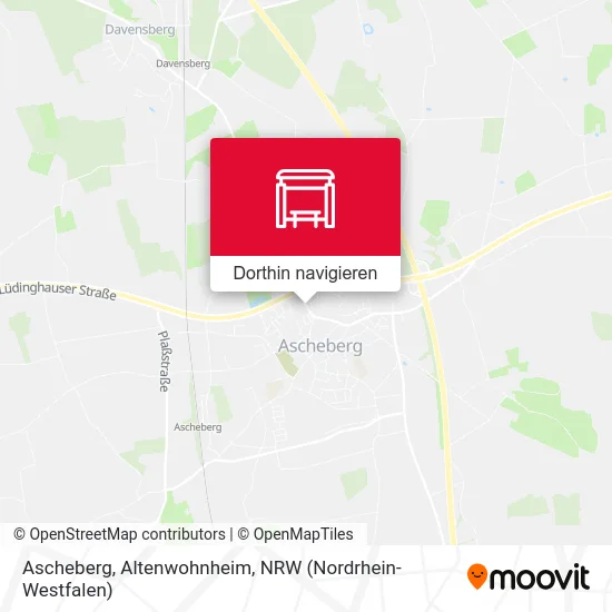 Ascheberg, Altenwohnheim Karte