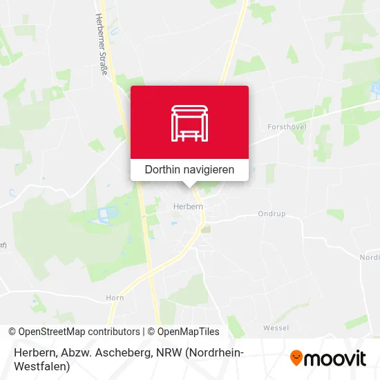 Herbern, Abzw. Ascheberg Karte