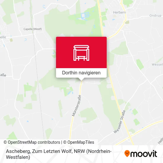 Ascheberg, Zum Letzten Wolf Karte