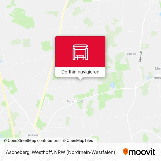 Ascheberg, Westhoff Karte