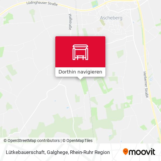 Lütkebauerschaft, Galghege Karte