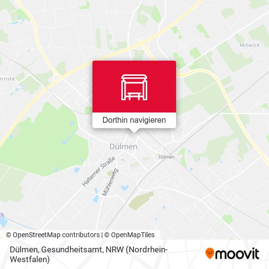 Dülmen, Gesundheitsamt Karte