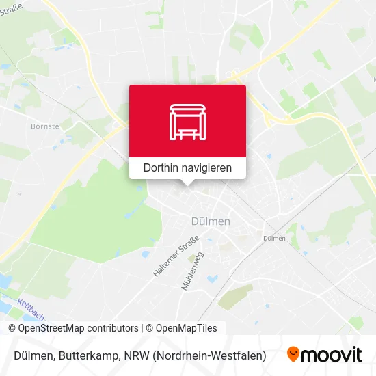Dülmen, Butterkamp Karte