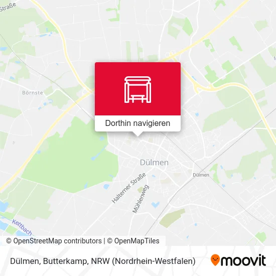 Dülmen, Butterkamp Karte