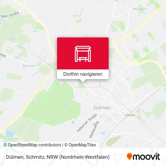 Dülmen, Schmitz Karte