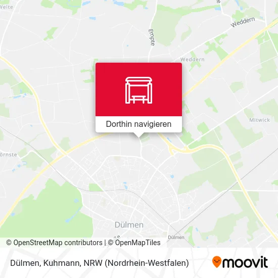 Dülmen, Kuhmann Karte