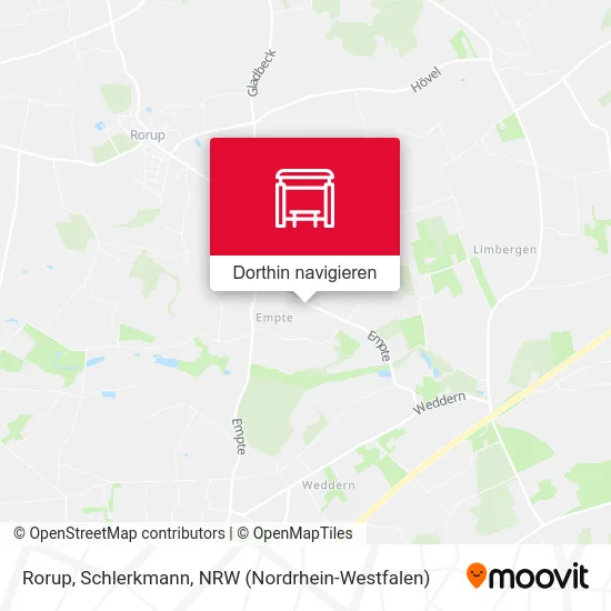 Rorup, Schlerkmann Karte