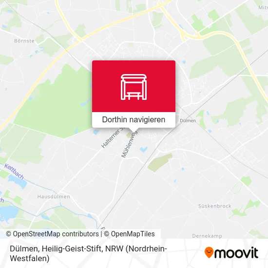 Dülmen, Heilig-Geist-Stift Karte