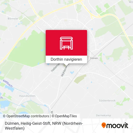 Dülmen, Heilig-Geist-Stift Karte