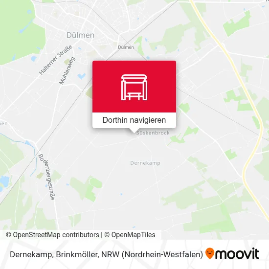 Dernekamp, Brinkmöller Karte