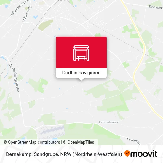 Dernekamp, Sandgrube Karte