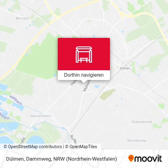 Dülmen, Dammweg Karte