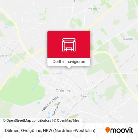 Dülmen, Ovelgönne Karte