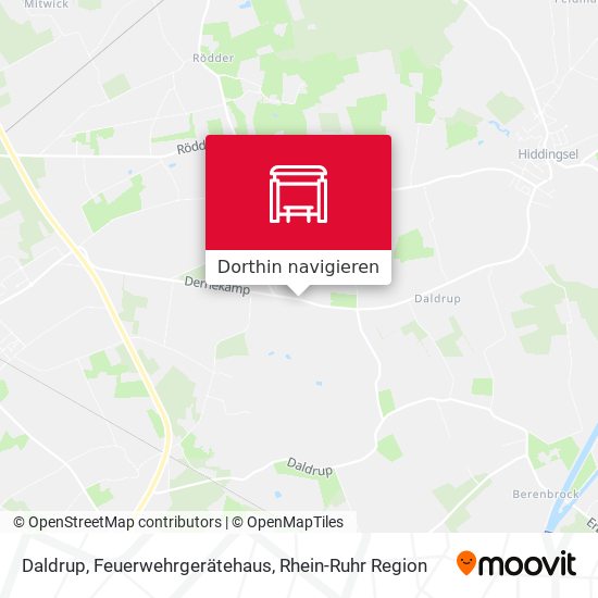 Daldrup, Feuerwehrgerätehaus Karte