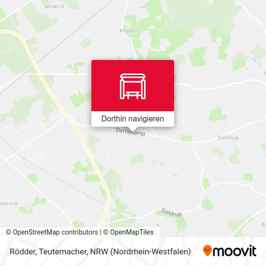 Rödder, Teutemacher Karte