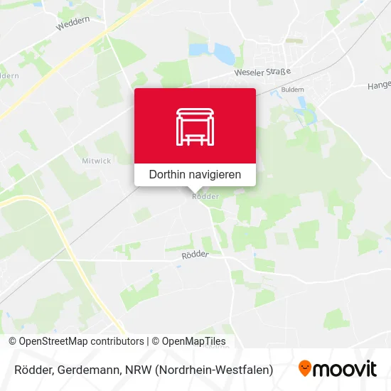 Rödder, Gerdemann Karte