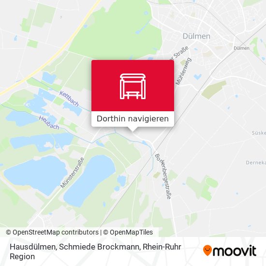 Hausdülmen, Schmiede Brockmann Karte