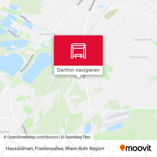 Hausdülmen, Friedensallee Karte